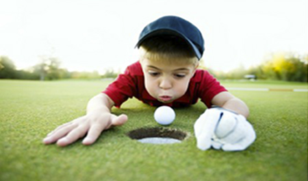 famille-enfants golf